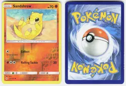 Sandshrew 83/214 Common Unbroken Bonds Pokemon Reverse Holo Lightly Played - Image 1