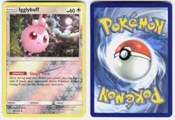 Igglybuff 168/236 Uncommon Cosmic Eclipse Pokemon Reverse Holo Lightly Played - Image 1
