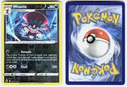 Weavile 087/172 Uncommon Brilliant Stars Pokemon Reverse Holo Near Mint - Image 1