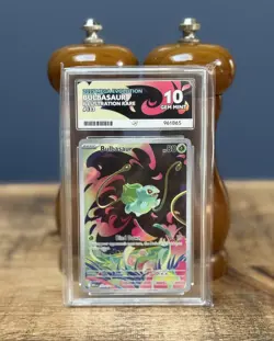 Pokemon Bulbasaur Illustration Rare 2025 Mega Evolution ‘133/132’ Ace Grade 10☘ - Image 1