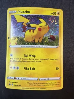 Pikachu General Mills SWSH039 Black Star Promo Holo Pokemon - Image 1