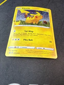 Pikachu General Mills SWSH039 Black Star Promo Holo Pokemon - Image 2