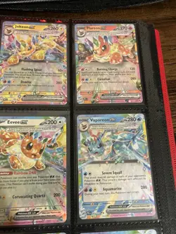 Prismatic Evolutions Set of 9 Eeveelutions Umbreon Sylveon Espeon Pokemon Holos - Image 3