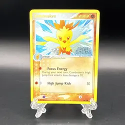 Combusken 16/100 Stamped Pokemon EX Crystal Guardians Vintage Reverse Holo LP/MP - Image 1