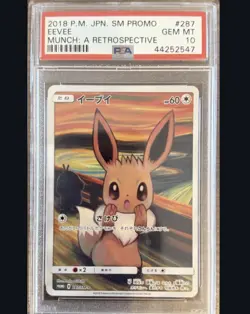 Pokemon Eevee #287 SM Promo Munch: A Retrospective Japanese 2018 PSA 10 - Image 1