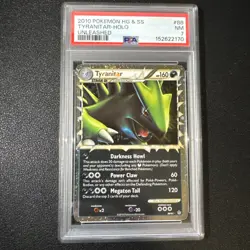 2010 POKEMON HEARTGOLD & SOULSILVER UNLEASHED #88 TYRANITAR PRIME PSA 7 LOW POP - Image 1