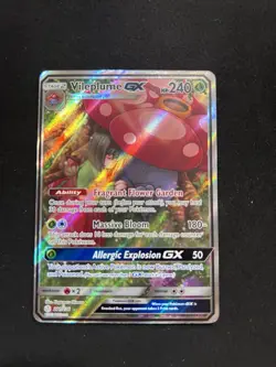 Pokemon Vileplume GX Full Art Ultra Rare Holo Cosmic Eclipse 211/236 - Image 1