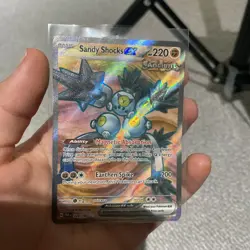 Pokemon TCG Sandy Shocks EX Paradox Rift Holo Ultra Rare Card 228/182 - Image 1