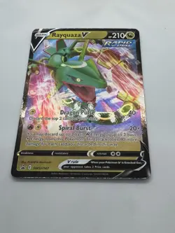 Rayquaza V SWSH147 Black Star Promo Ultra Rare Pokemon TCG - Image 3