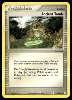 EX-NM Hidden Legends Ancient Tomb Uncommon 87/101 2004 Pokemon TCG - Image 1