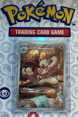 Gurdurr 126/086 Illustration Rare Holo SV: Black Bolt Pokemon TCG - Image 1
