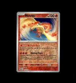 Moltres 146/165 Rare 151 Pokemon Reverse Holo Near Mint - Image 1