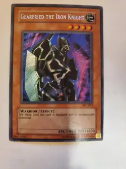 Yu-Gi-Oh! Gearfried the Iron Knight BPT-012 - 2002 - Secret Rare - LP - Image 2