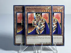 Yugioh x3 King's Knight KICO-EN027 Rare 1st Ed New - Image 1