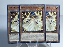 3x Zolga the Prophet - KICO-EN012 - Rare 1st Edition - YuGiOh- - Image 1