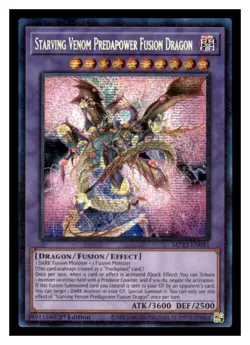 Yugioh Starving Venom Predapower Fusion Dragon MP23-EN081 Secret Rare NM - Image 1