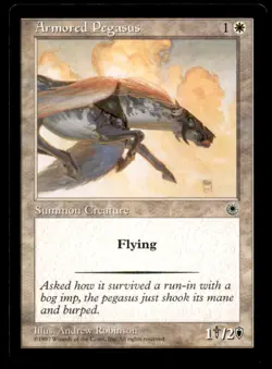 MTG Armored Pegasus LP Light Play Portal [3936] - Image 1
