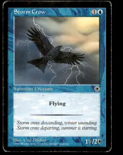 MTG Storm Crow LP Light Play Portal [3905] - Image 1