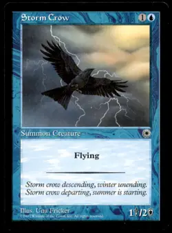 MTG Storm Crow LP Light Play Portal [3881] - Image 1