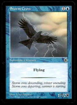 MTG Storm Crow LP Light Play Portal [3918] - Image 1