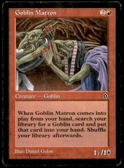 MTG Goblin Matron LP Light Play Portal Second 2nd [3938] - Image 1