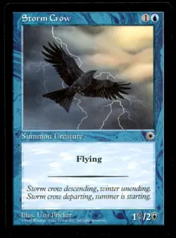 MTG Storm Crow LP Light Play Portal [3883] - Image 1