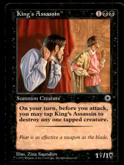 MTG King's Assassin LP Light Play Portal [3867] - Image 1