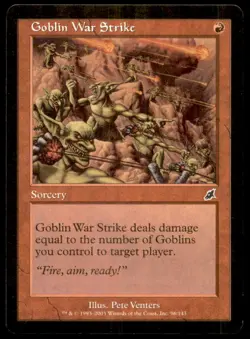 MTG Goblin War Strike LP Light Play Scourge [3948] - Image 1