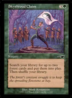 MTG Skyshroud Claim LP Light Play Nemesis [3959] - Image 1