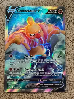 CONKELDURR V 073/078 ULTRA RARE POKEMON GO POKEMON NM/M - Image 1