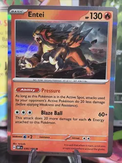 Entei, Raikou, and Suicune - Pokemon (Rare) Holo Legendary Cats/Dogs - Image 2