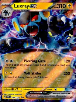 Luxray ex 068/167 Double Rare Twilight Masquerade Pokemon Holo Near Mint - Image 1