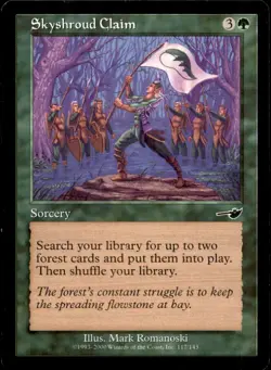 MTG Skyshroud Claim LP Light Play Nemesis [3960] - Image 1