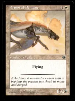MTG Armored Pegasus LP Light Play Portal [3888] - Image 1