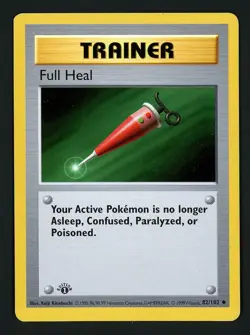 Full Heal MP 82/102 - 1st Edition Base Set Shadowless - Pokemon 1999 (A) - Image 1