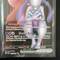 Pokemon TCG Team Rockets Mewtwo EX 213/182 Destined Rivals Rate Holo Full Art - Image 3
