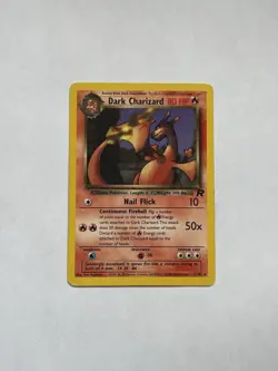 Dark Charizard 21/82 Non-holo Rare Pokemon TCG Team Rocket MP - Image 1