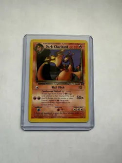 Dark Charizard 21/82 Non-holo Rare Pokemon TCG Team Rocket MP - Image 3