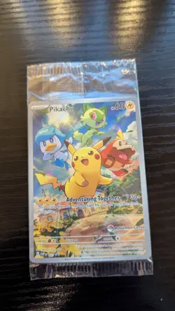 Sealed - Pokemon Pikachu SVP027 Scarlet Violet Promo Pokemon Center Exclusive - Image 1