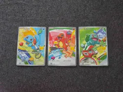 Pokemon TCG First Partner Illustration Collection Series 1 Kanto GEN 1 Starters - Image 1