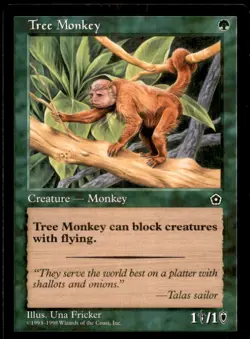 MTG Tree Monkey LP Light Play Portal Second 2nd [3946] - Image 1