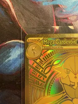 Pokemon Mega Evolutions Mega Gardevoir EX 187/132 Mega Hyper Rare Gold - Image 2