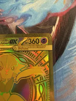 Pokemon Mega Evolutions Mega Gardevoir EX 187/132 Mega Hyper Rare Gold - Image 3