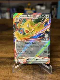 Team Rocket's Persian ex 150/182 Double Rare Pokemon 2025 Destined Rivals NM - Image 3
