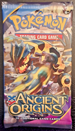 Pokemon TCG XY Ancient Origins 1 Booster Pack Primal Groundon Art - Image 1