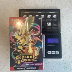 VERY HEAVY 153G Pokemon Ascended Heroes Booster Bundle 6 Packs NEW & SEALED - Image 1