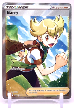 Pokemon TCG Barry (Full Art) 167/172 Swsh09: Brilliant Stars Holo Near Mint - Image 1