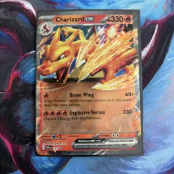 Pokemon TCG Charizard EX SVP161 Promo Pokemon Scarlet & Violet NM - Image 1
