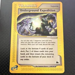 Pokemon Underground Expedition Skyridge Trainer Uncommon 140/144 2003 - Image 1