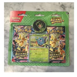 Pokemon TCG Mega Evolution Ascended Heroes 2 Booster Packs, Tangela Promo, Coin - Image 1